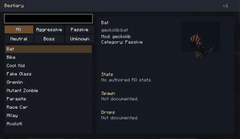 Template Bestiary