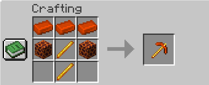 Pickaxe recipe