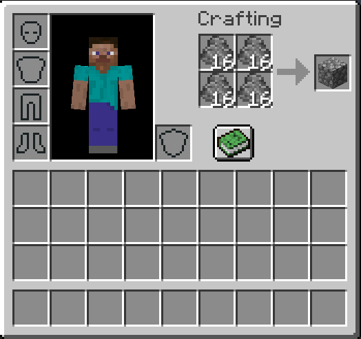 Cobblestone Crafting