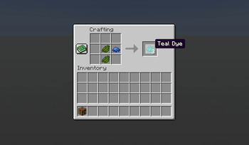 Crafting Teal Dye