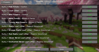 Bushy's Wild Expanded