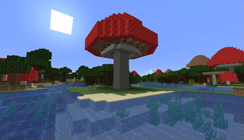 Adds larger mushrooms!