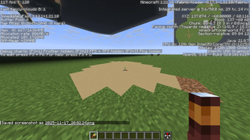 some sand from a distance