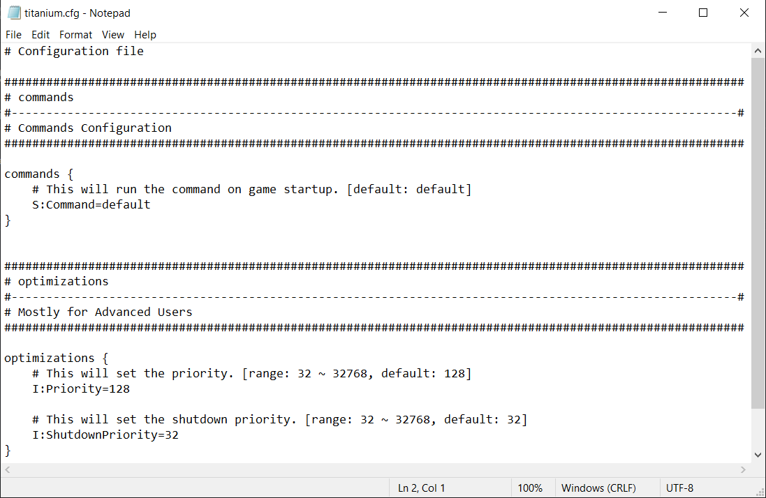 The Latest Config File (most of the times)