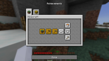 Achievements screen