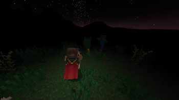 Complete darkness