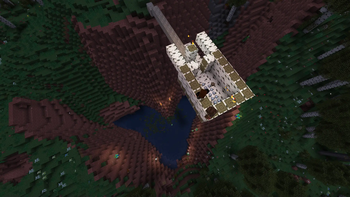Base above river