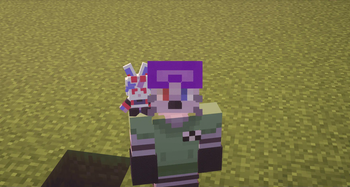 on shoulder (3rd person)