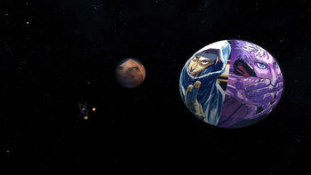 You can choose custom textures for your planets!