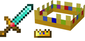 Golden Crown and Techno's Sword