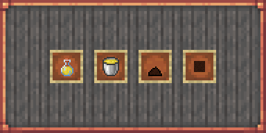 Main Items (Piss Bottle, Piss Bucket, Shit, Shit Block)