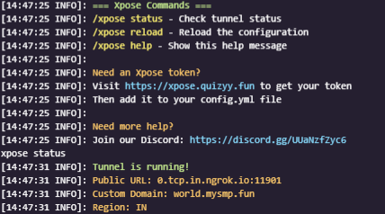 SUCESS WITH STATIC IP