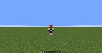 In-game showcase of customized entity hitboxes