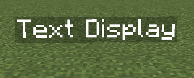 Text Display (Vanilla)