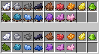 Comparison of Vanilla vs Logical Dyes textures