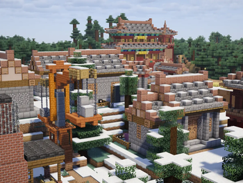 Village in Taiga