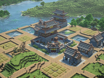 Village and Field
