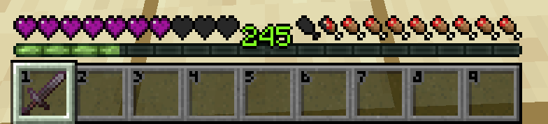 Player's health bar