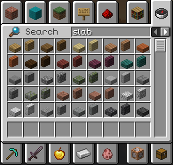 Slabs in inventory