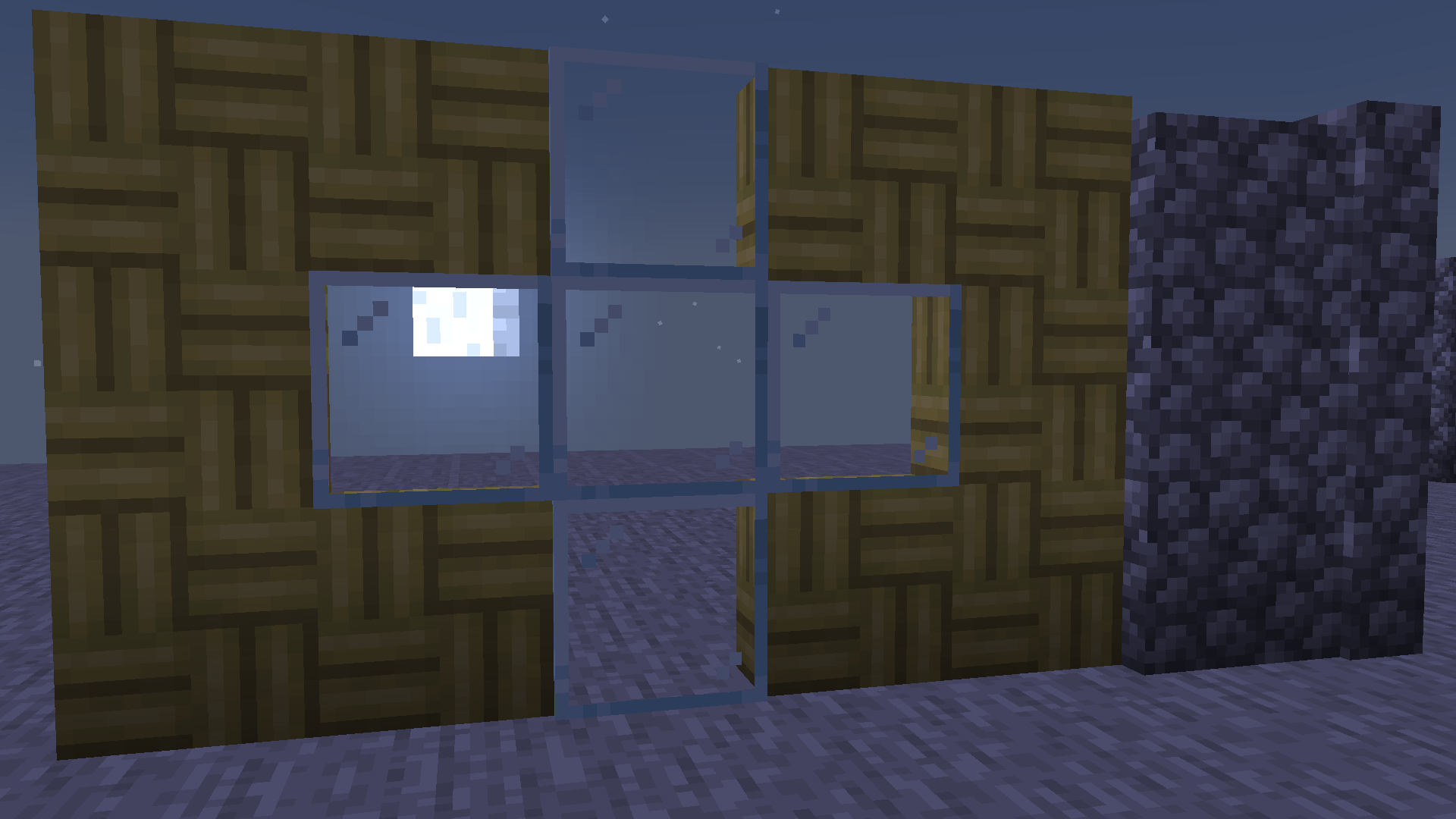 Glass Panes and Walls connecting to Vertical Slabs