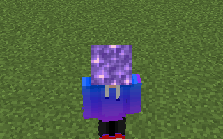 Me in amethyst block