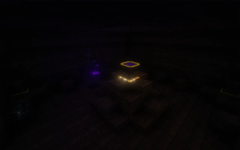 Dark Dungeon Mysterious Pedestal Room
