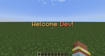 Welcome Message