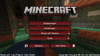 Main menu