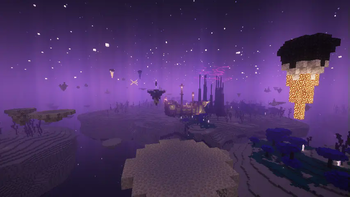 Enditions alongside several other End mods (3)