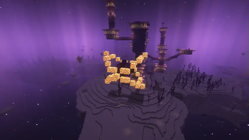 Obsidian asteroid (With double rings) with shaders