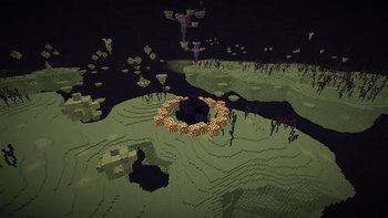 Obsidian asteroid (With horizontal ring)