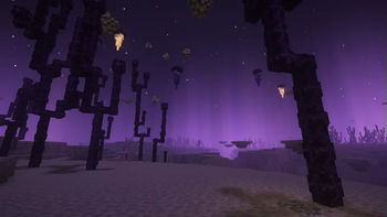 How it looks from the ground (With Complimentary shaders)