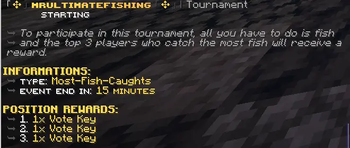 Starting Tournament