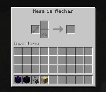 Fletching table interface