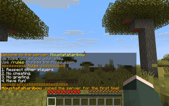 First login exemple