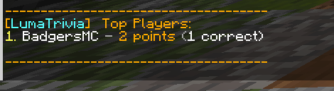 Leaderboard