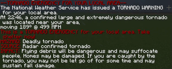 Warning