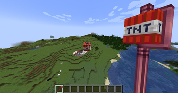 Staff with TNT