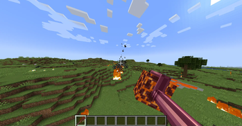 Staff with Magma Block