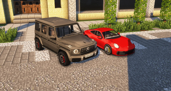 Porsche 911 Turbo S and Mercedes G-Class 63 Amg