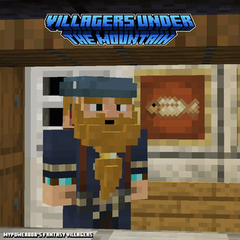 Villagers Under The Mountain: Fisherman dwarf