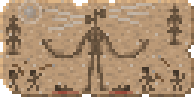 Stone Painting of Siren Head