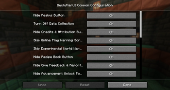 Config Screen
