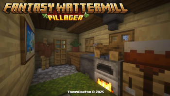 Fantasy Pillager Watermill Interior