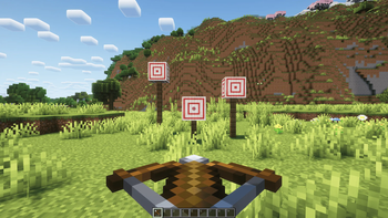 Vanilla Crossbow and Arrow