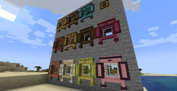 Window shutter palette