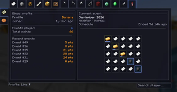 Events page