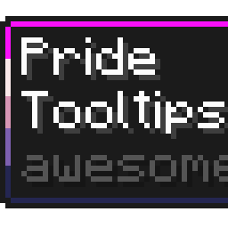 Asexual Spectrum Pride Flag Tooltip (Frame-only 4-Color Turned)