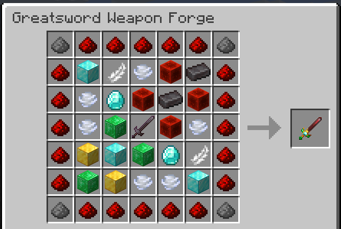Kingly Greatsword Recipe