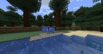Blue slimes